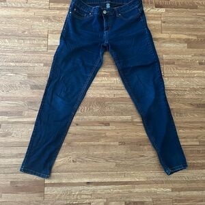 Generra Jeans size 11, very soft denim, comfortable stretch jeans, dark blue